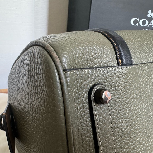 Coach Ruby Satchel 25 Snakeskin Detail Purse Handbag - Picture 8 of 17